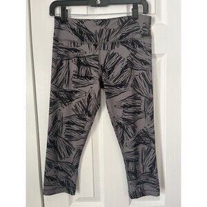 Zumba Cropped Abstract Leggings Women Small